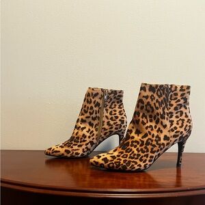 Express Animal Print Ankle Booties